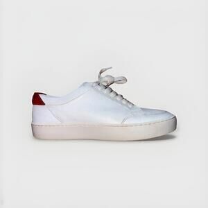 Burberry White Leather Sneakers Made in Italy Women’s Size 36 / 6 Casual Shoe